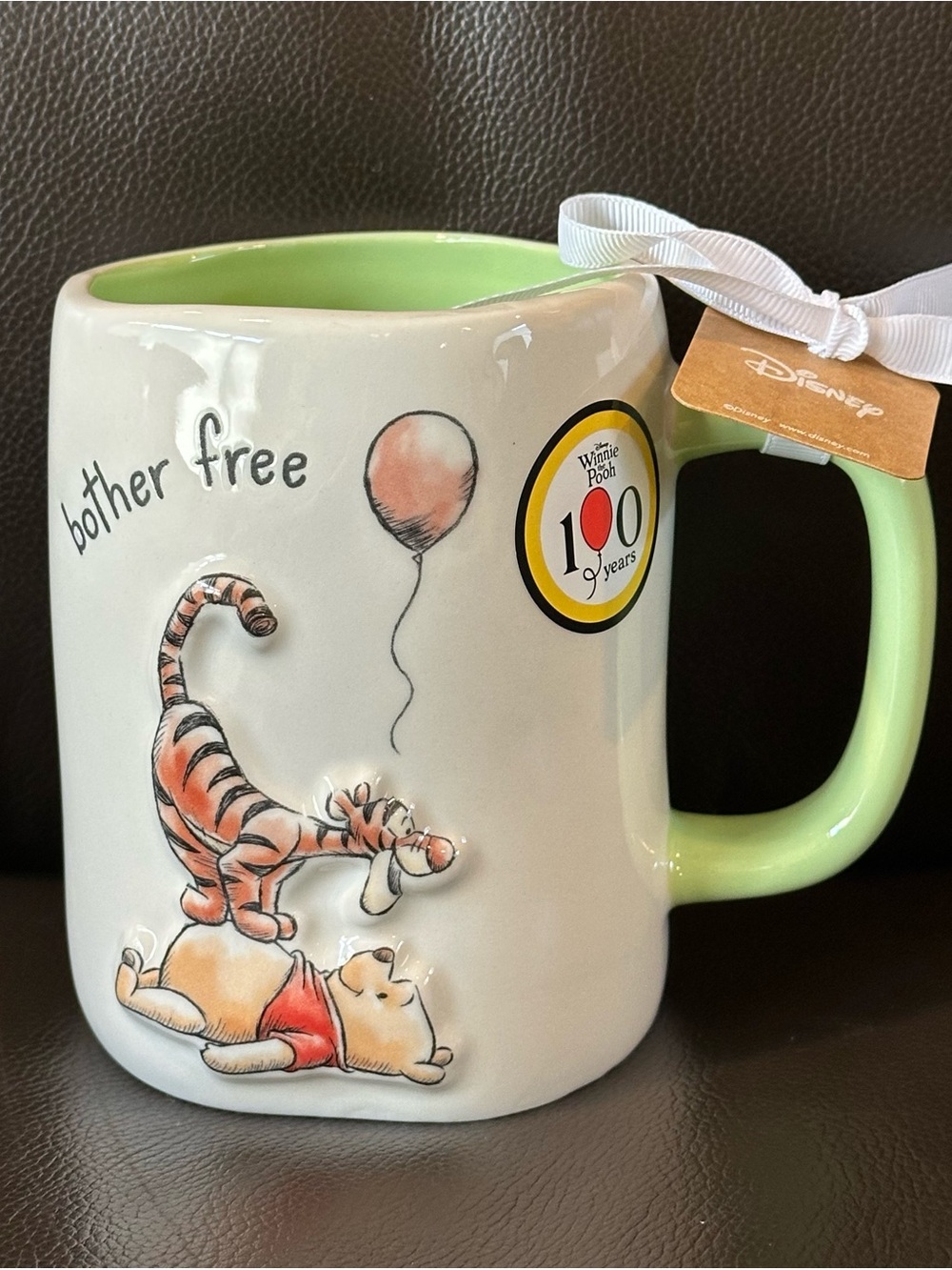Disney Winnie The Pooh And Tigger “Bother Free” Mug By Rae Dunn NWT